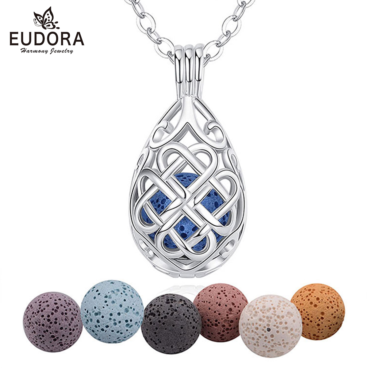 Diffuser Necklace Locket - Eudora neue 12mm Aroma therapie Parfüm