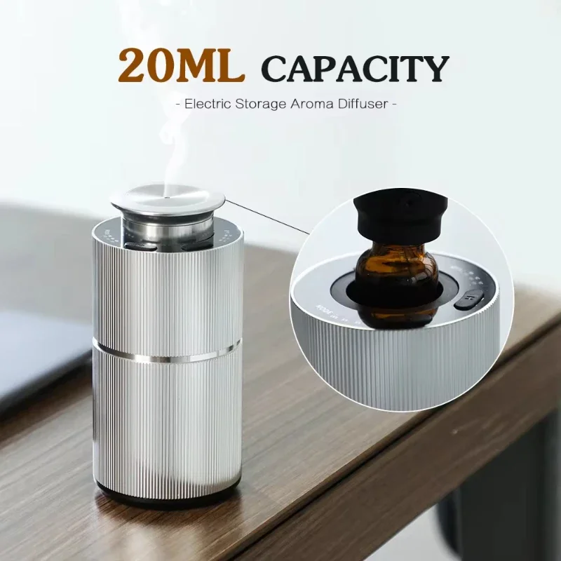 Home Fragrance Device - NAMASTE Aromatherapie-Diffusor, USB-Aufladung, Aluminiumlegierungsmaterial, Parfümbox, Aromaöl-Diffusor,