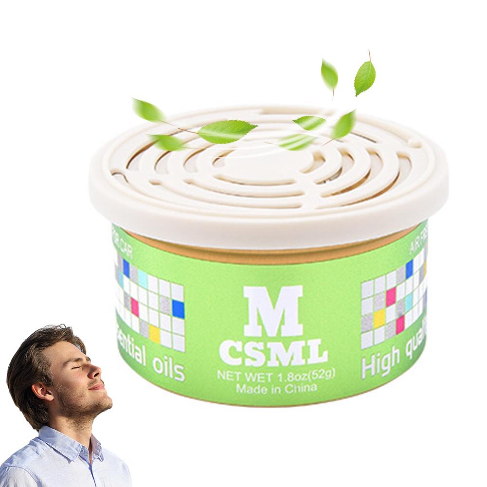 Gel Air Freshener - Auto-Lufterfrischer, festes Gel-Balsam, auslaufsicher, Geruchsbeseitiger, Erdbeerduft,