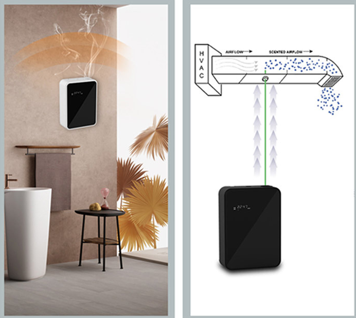 Home Fragrance Device - WLAN Elektrischer Aroma-Diffusor Lufterfrischer Raumduft Parfüm