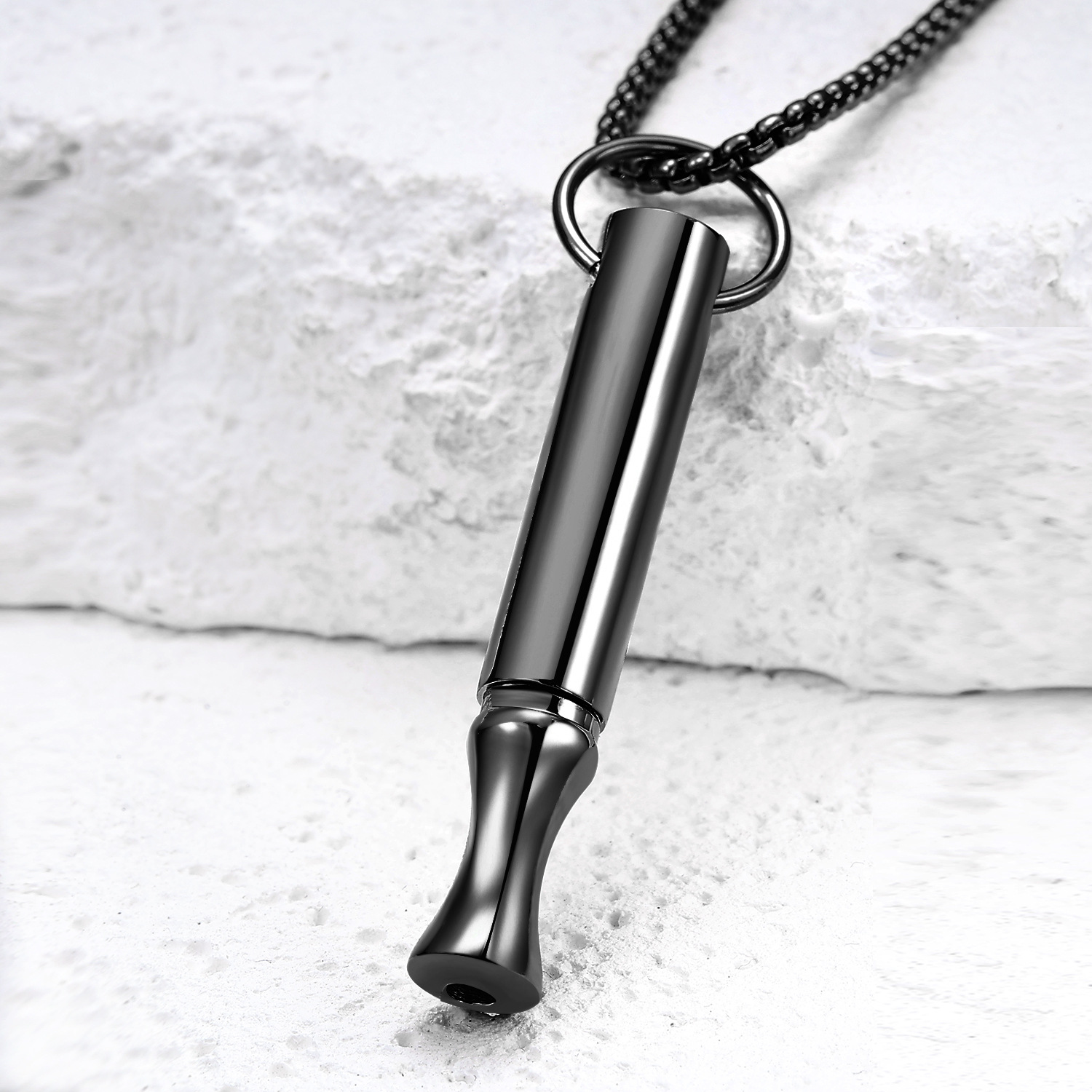 Diffuser Necklace Locket - Edelstahl Meditation Achtsamkeit Atmung Quitting Anhänger