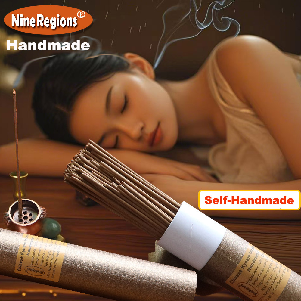 Home Fragrance Incense Sticks - Premium QiNan Oudh Räucherstäbchen Handgefertigt Umweltfreundlich