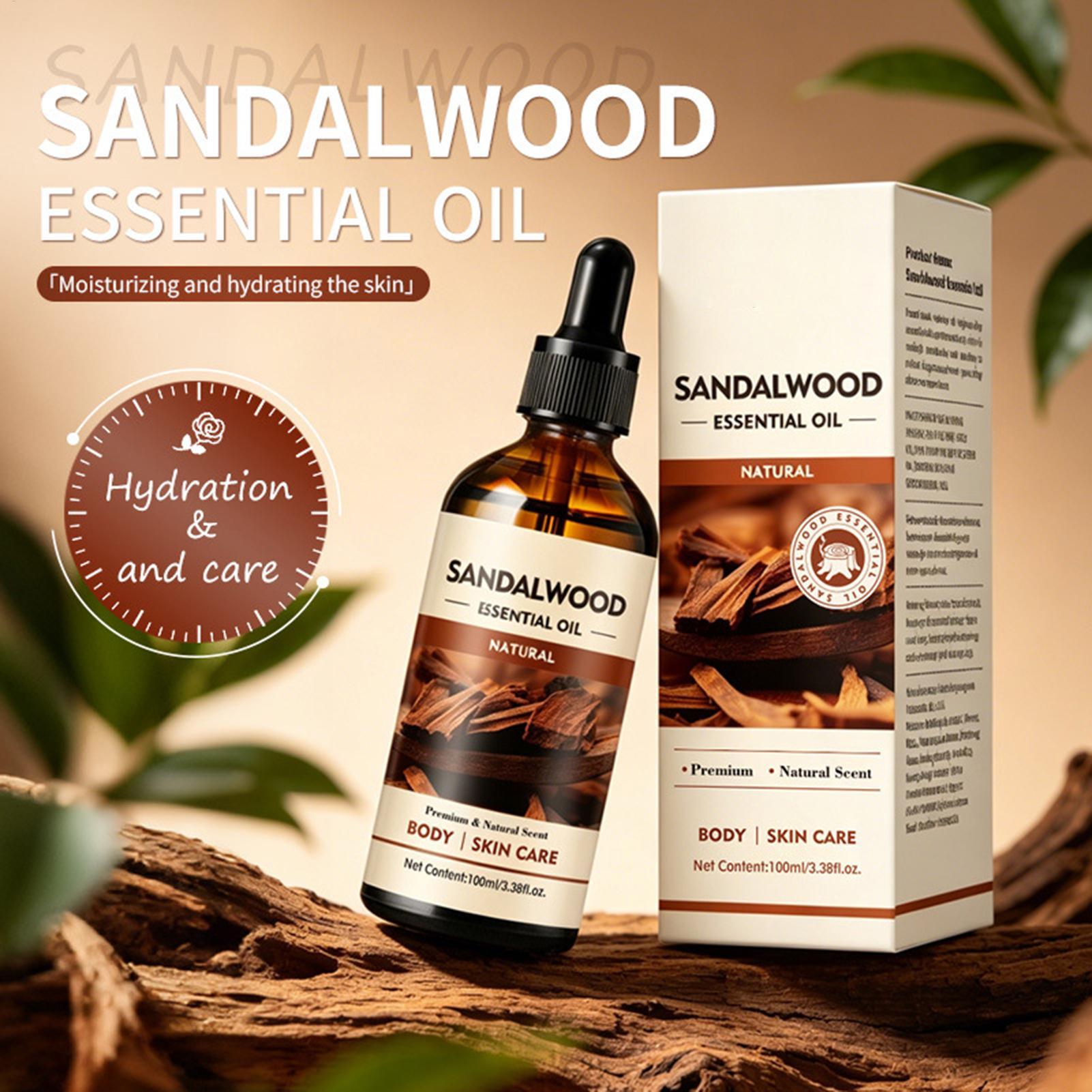 Fragrance In Home - Sandelholz-Duftöl 100ml Natürliches Aromatherapie-Ätherisches Öl für