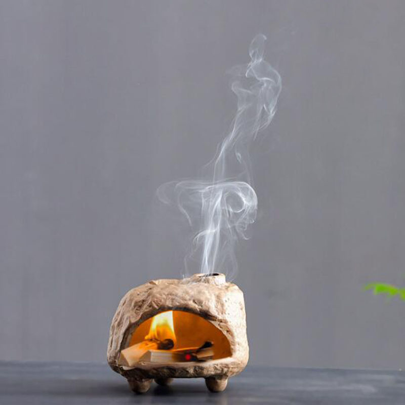 Home Fragrance Oil Burner - Grobe Keramik-Brenner für ätherische Öle, Pau
