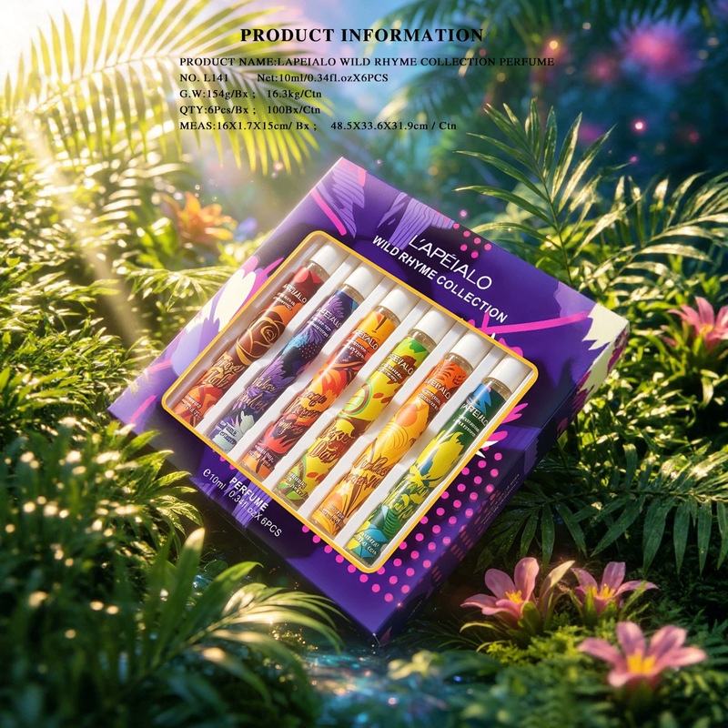 Fragrance In Home - 6-teiliges Geschenkset: Duftspray für Stoffe, tropischer