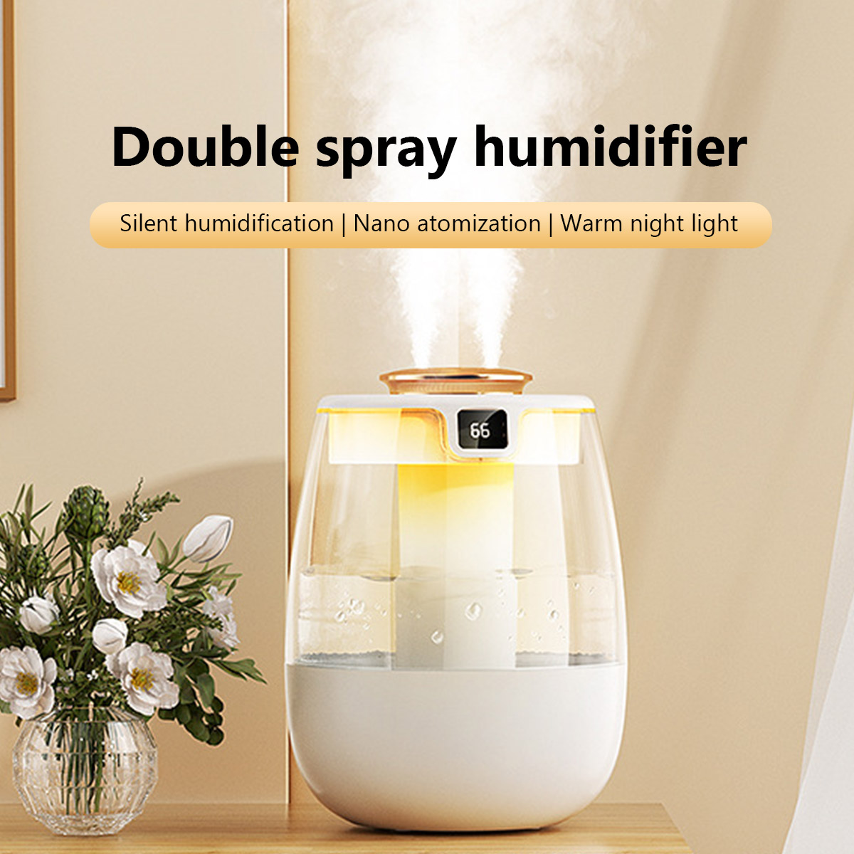Home Fragrance Device - 1,3 L Luftbefeuchter Doppel Spray Port