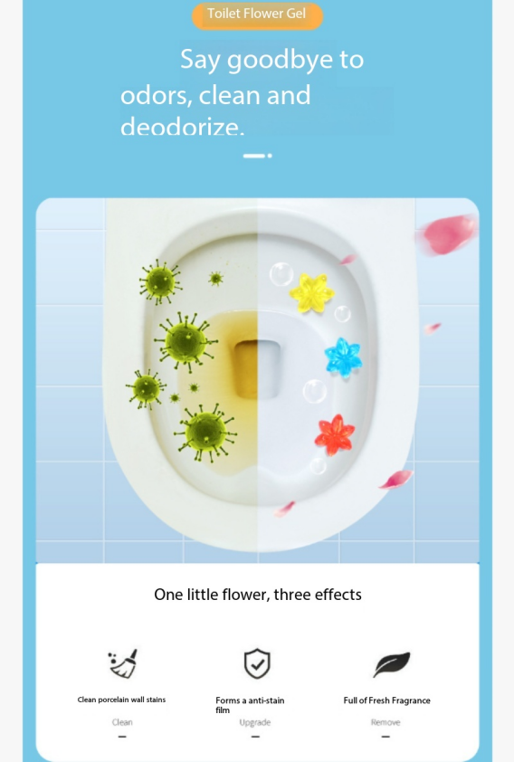 Toiletten-Duft mit Blumenduft, – Gel Air Freshener Bewertung und Preis