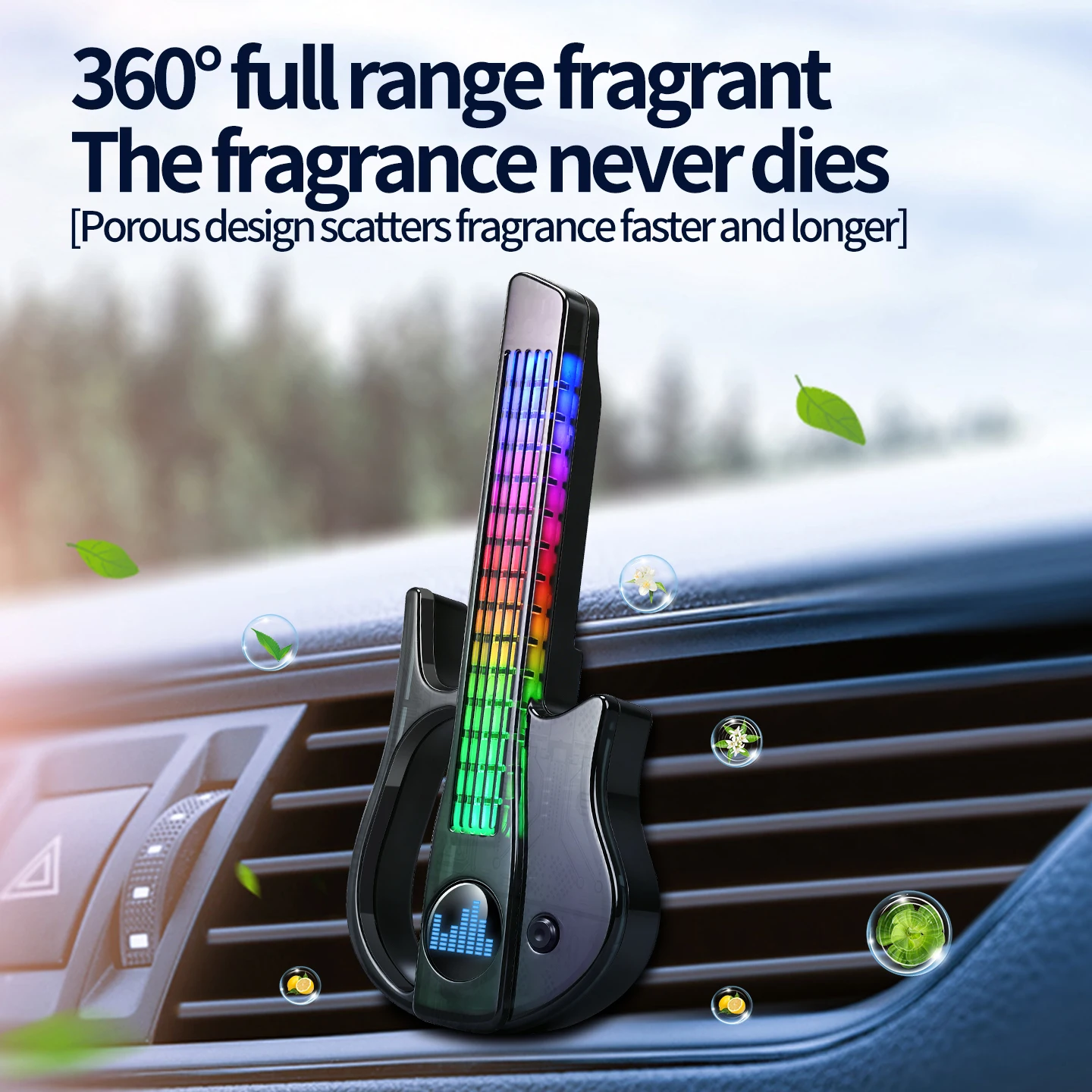 Neues Gitarren-Auto-Lüftungsli – Gel Air Freshener Bewertung und Preis