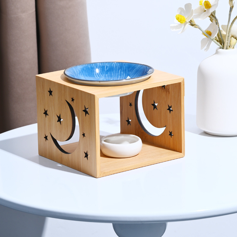 Bambus-Keramik Duftölbrenner,  – Home Fragrance Oil Burner Bewertung und Preis