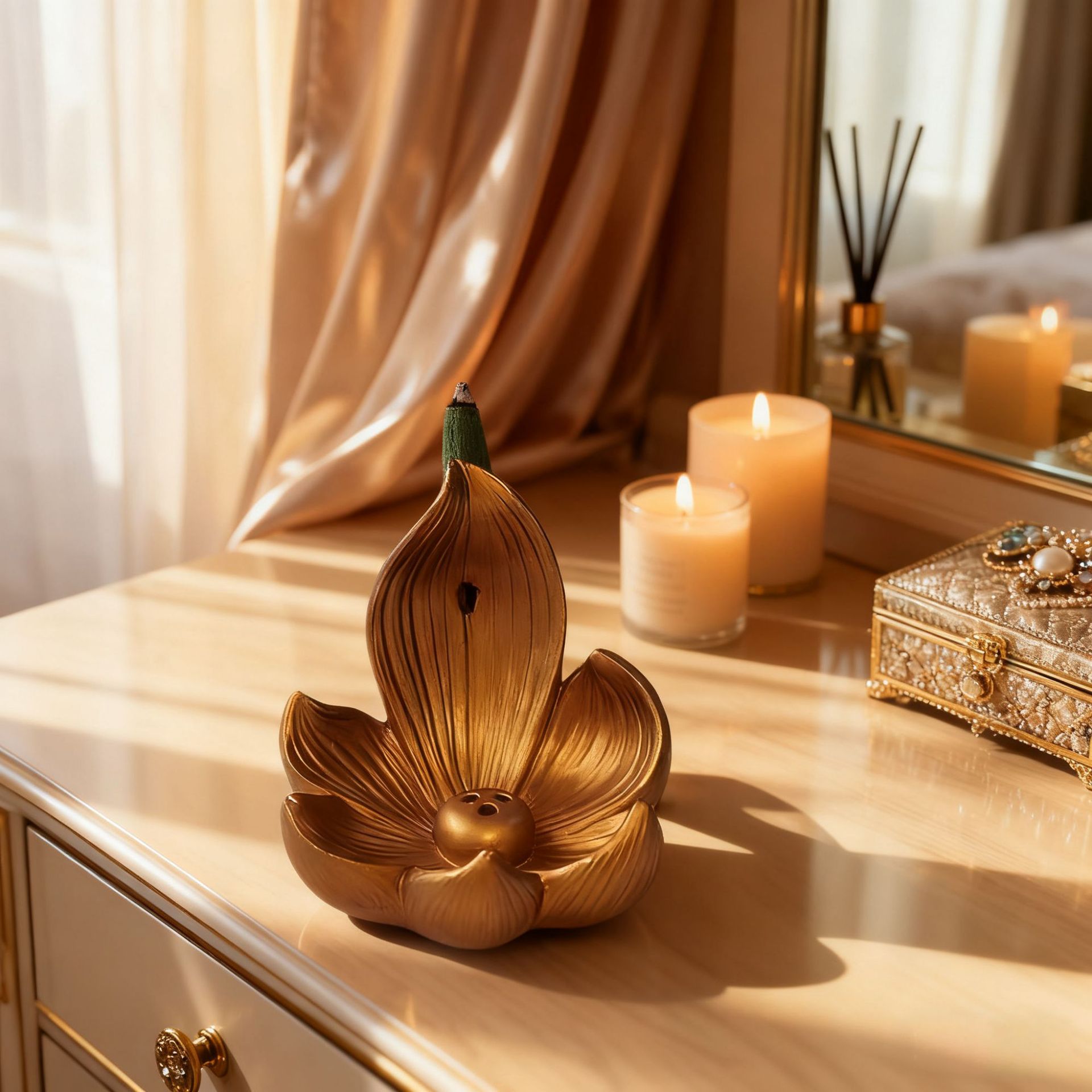 Harz-Lotus-Räucherstäbchenhalt – Home Fragrance Incense Sticks Bewertung und Preis