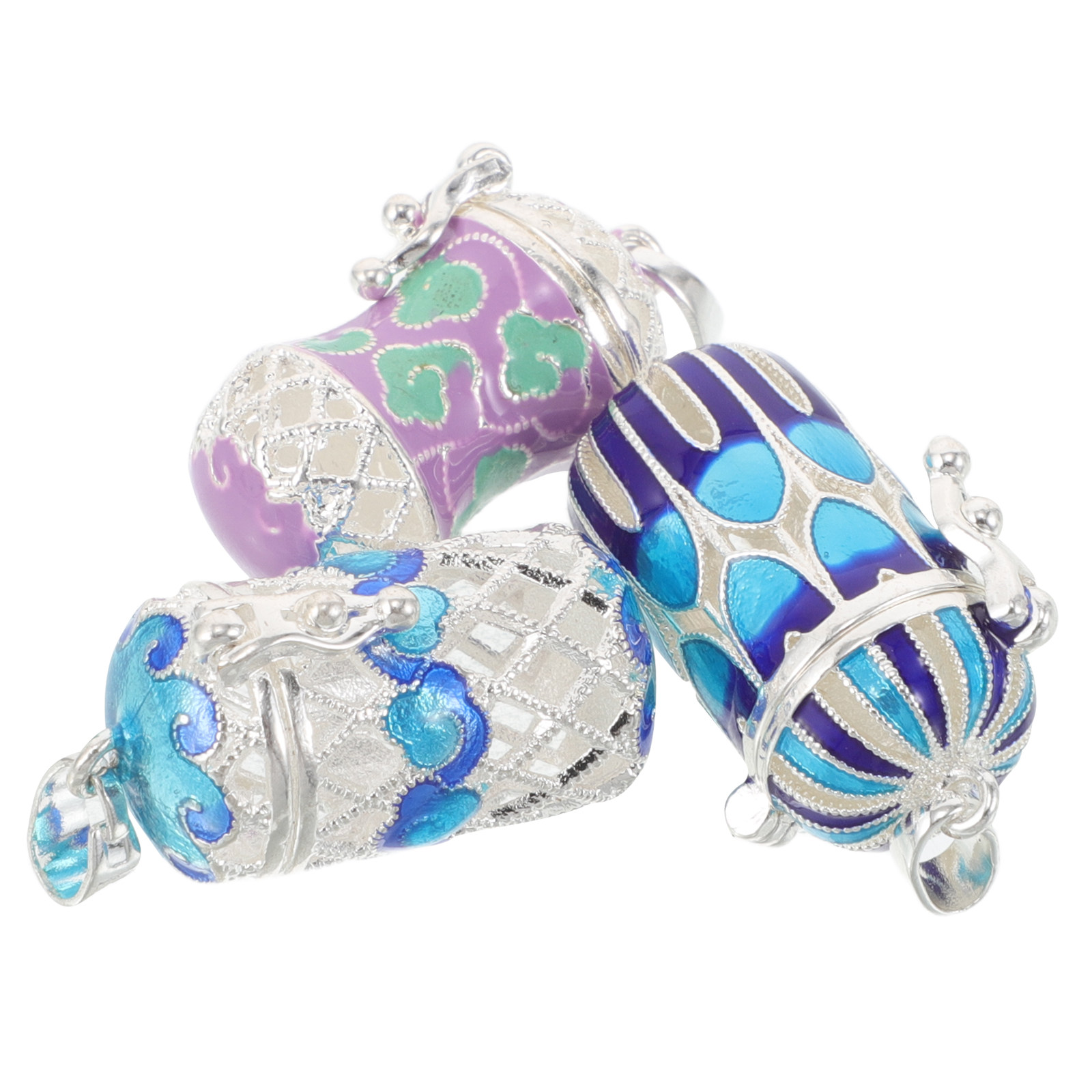 3-teiliges Emaille-Aroma-Anhän – Diffuser Necklace Locket Bewertung und Preis